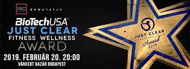 BioTechUsa Just Clear Fitness-Wellness Awards