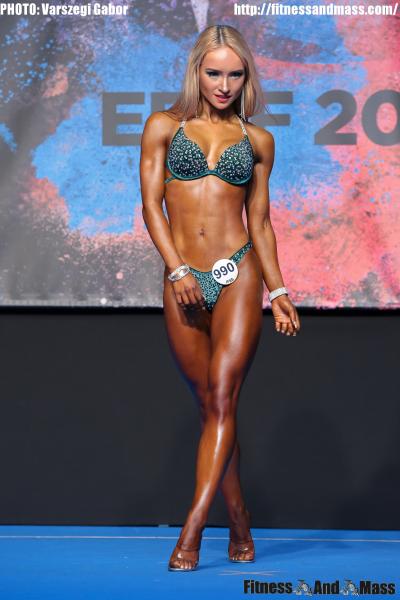 2017 IFBB/EBFF European Championships Junior Bikini Fitness up to 160 cm