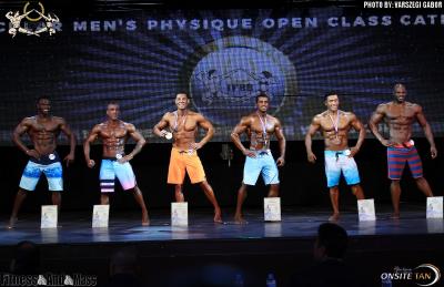 Muscular Men's physique open